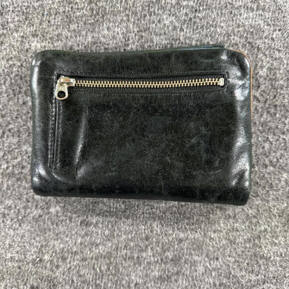 Slouchy leather oversized wallet, small clutch pockets galore, going out bag - Picture 4 of 5
